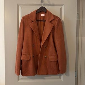 Pink Lily, Suede blazer, Medium
